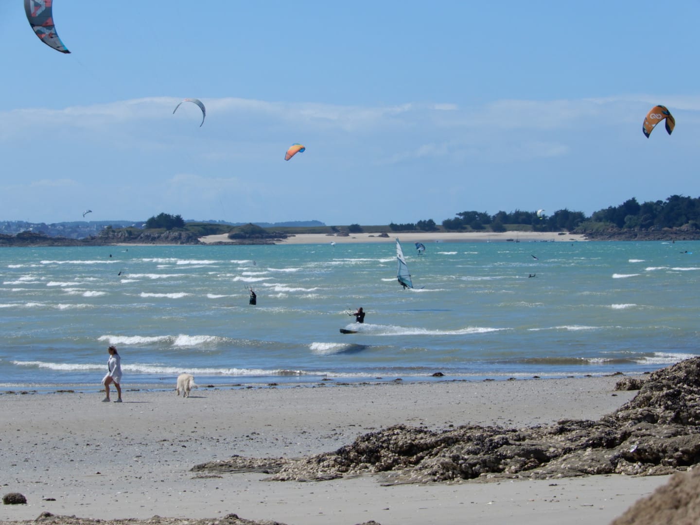 illustration kite-surf